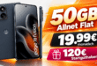 Motorola edge 70 fusion mit 50GB Allnet Flat & 120€ Startguthaben nur 19.99€ monatlich