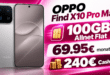 OPPO Find X10 Pro Max für einmalig 589€ mit 100GB Allnet Flat & 240€ Cashback für 69.95€ monatlich
