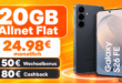 Samsung Galaxy S26 FE für einmalig 49€ mit 20GB Allnet Flat und 50€ Wechselbonus & 80€ Cashback für nur 24.98€ monatlich