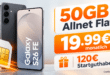 Samsung Galaxy S26 FE für einmalig 100€ mit 50GB Allnet Flat & 120€ Startguthaben nur 19.99€ monatlich