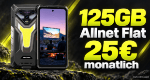 Ulefone Armor 34 Pro Plus für einmalig 50€ mit 125GB Allnet Flat für 25€ monatlich