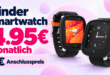 X6Play eSIM Kinder Smartwatch für einmalig 30€ im Telekom Netz nur 4.95€ monatlich