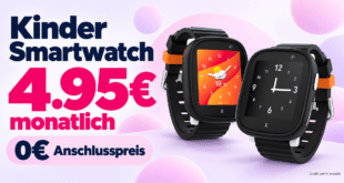 X6Play eSIM Kinder Smartwatch für einmalig 30€ im Telekom Netz nur 4.95€ monatlich