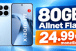Xiaomi 17T für einmalig 49€ mit 80GB Allnet Flat nur 24.99€ monatlich