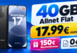 Xiaomi Redmi Note 17 256GB mit 40GB Allnet Flat & 150€ Wechselbonus nur 17.99€ monatlich