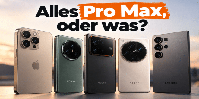 Alles Pro Max, oder was? Die neuen Smartphone-Flaggschiffe haben es in sich!