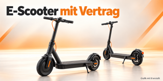 E-Scooter mit Vertrag