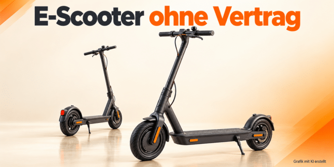 E-Scooter ohne Vertrag