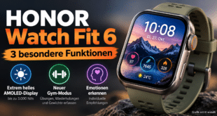 HONOR Watch Fit 6: Neue Smartwatch mit 3.000 Nits, Gym-Modus und Emotionserkennung