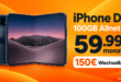 iPhone Duo für einmalig 1128€ mit 100GB Allnet Flat & 150€ Wechselbonus für 59.99€ monatlich