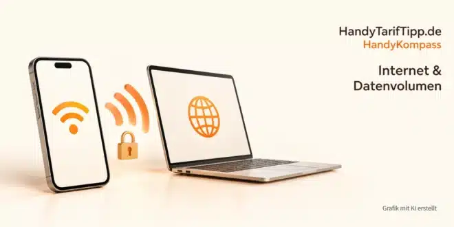 Handy-Hotspot nutzen: Laptop verbinden und Daten kontrollieren