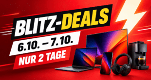 Nach der 19%-MwSt.-Aktion: MediaMarkt startet neue Blitz-Deals für nur zwei Tage