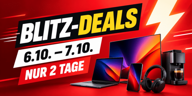 Nach der 19%-MwSt.-Aktion: MediaMarkt startet neue Blitz-Deals für nur zwei Tage