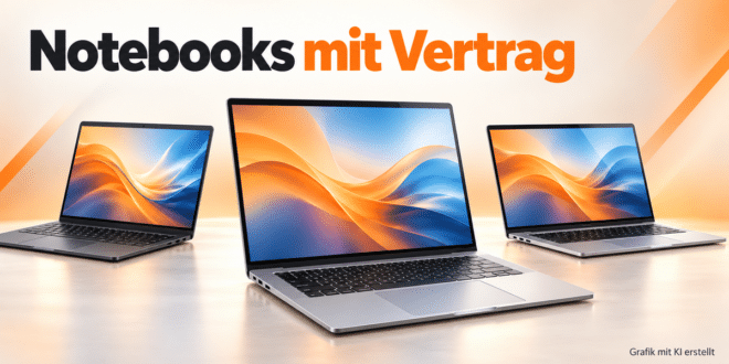Notebooks mit Vertrag