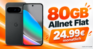 Google Pixel 10 mit 80GB Allnet Flatrate nur 24.99€ monatlich