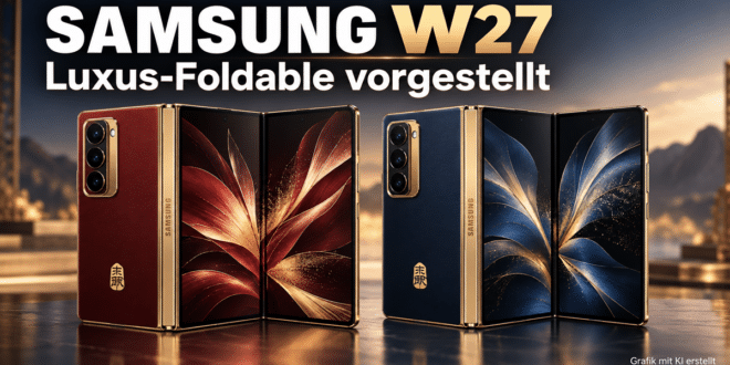 Samsung W27 offiziell vorgestellt: Luxus-Foldable mit 200-MP-Kamera – kommt es nach Deutschland?