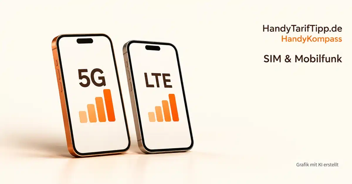 5G oder LTE: Welche Unterschiede für deinen Tarif wichtig sind