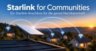 Starlink Community: Satelliten-Internet bald stundenweise und ohne eigenen Anschluss?