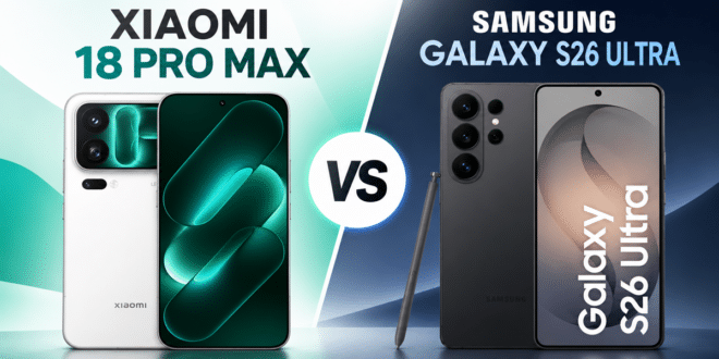Xiaomi 18 Pro Max vs. Samsung Galaxy S26 Ultra: 8.500 mAh und Leica gegen S Pen, Privacy Display und 200 MP